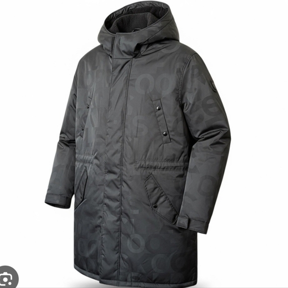 The Kooples Long Loose Parka Men's Size Large Black $825 Retail NWT - Picture 3 of 15